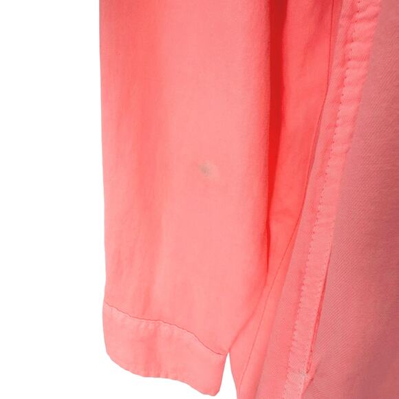 Universal Thread Pink/Orange Long Sleeve Button Down Shirt Dress  WMNS XS - Picture 9 of 11